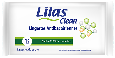 Lingettes antibactériennes 